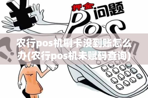 农行pos机刷卡没到账怎么办(农行pos机未赋码查询)