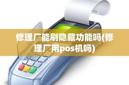 修理厂能刷隐藏功能吗(修理厂用pos机吗)