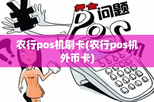 农行pos机刷卡(农行pos机外币卡)