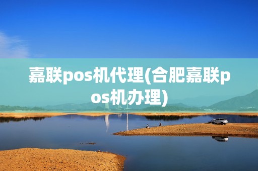 嘉联pos机代理(合肥嘉联pos机办理)