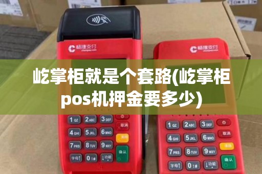 屹掌柜就是个套路(屹掌柜pos机押金要多少)