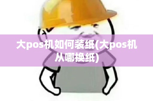 大pos机如何装纸(大pos机从哪换纸)
