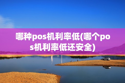 哪种pos机利率低(哪个pos机利率低还安全)