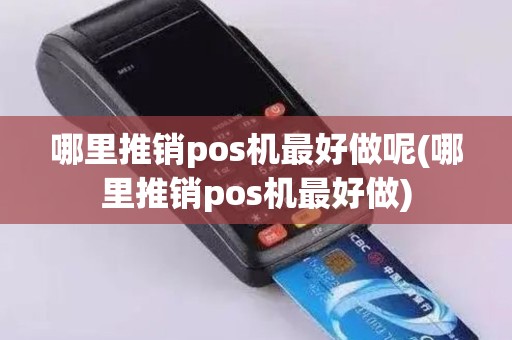 哪里推销pos机最好做呢(哪里推销pos机最好做)