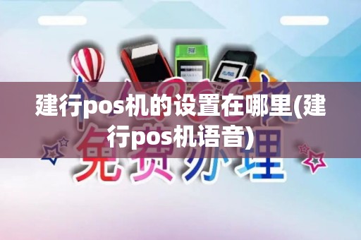 建行pos机的设置在哪里(建行pos机语音)