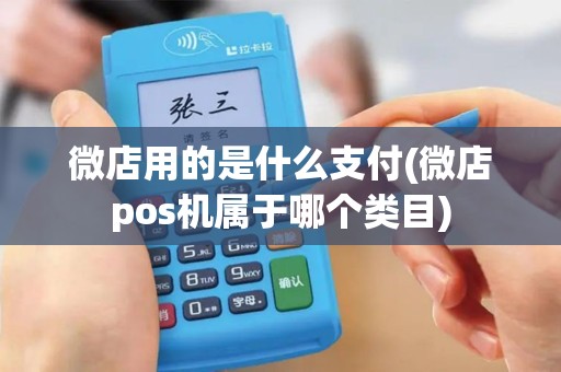 微店用的是什么支付(微店pos机属于哪个类目) 微店用的是什么支付(微店pos机属于哪个类目)