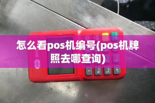 怎么看pos机编号(pos机牌照去哪查询)