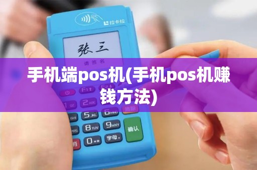 手机端pos机(手机pos机赚钱方法)