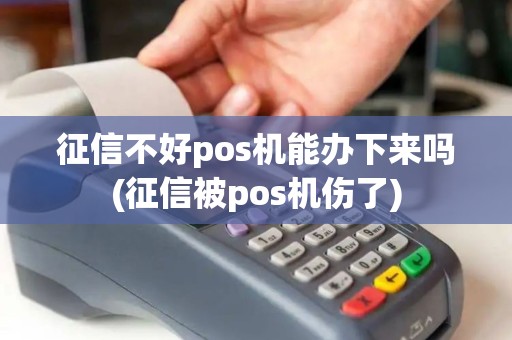 征信不好pos机能办下来吗(征信被pos机伤了)