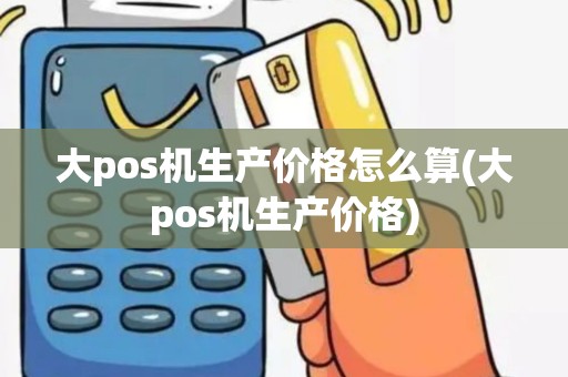 大pos机生产价格怎么算(大pos机生产价格)