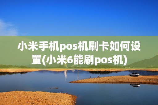 小米手机pos机刷卡如何设置(小米6能刷pos机) 小米手机pos机刷卡如何设置(小米6能刷pos机)