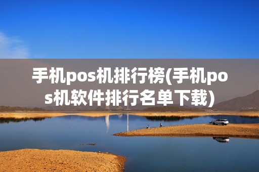 手机pos机排行榜(手机pos机软件排行名单下载)
