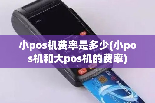 小pos机费率是多少(小pos机和大pos机的费率)