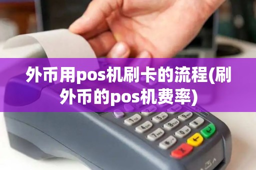外币用pos机刷卡的流程(刷外币的pos机费率)