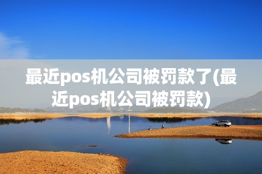 最近pos机公司被罚款了(最近pos机公司被罚款)