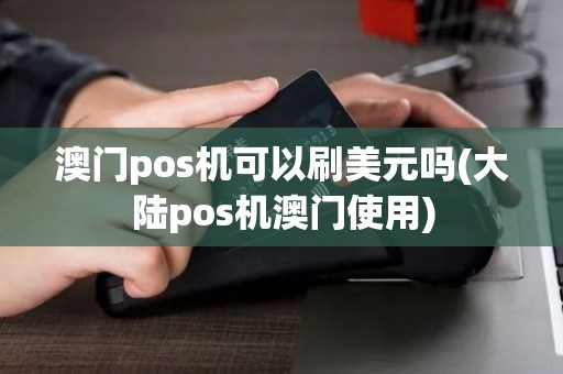 澳门pos机可以刷美元吗(大陆pos机澳门使用)