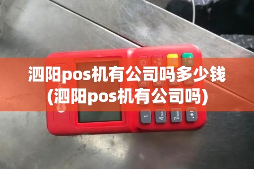 泗阳pos机有公司吗多少钱(泗阳pos机有公司吗)