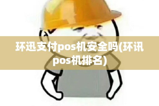 环迅支付pos机安全吗(环讯pos机排名)