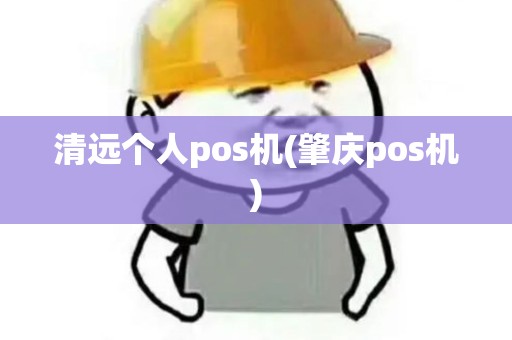 清远个人pos机(肇庆pos机)