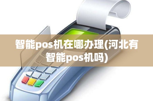 智能pos机在哪办理(河北有智能pos机吗)