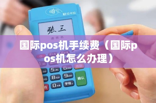 国际pos机手续费（国际pos机怎么办理）