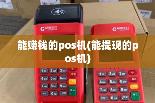 能赚钱的pos机(能提现的pos机)