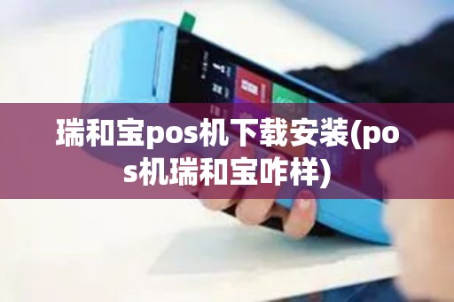 瑞和宝pos机下载安装(pos机瑞和宝咋样)