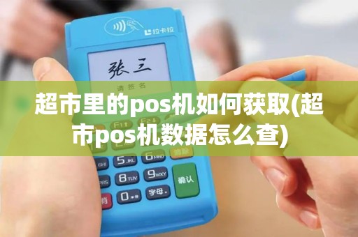超市里的pos机如何获取(超市pos机数据怎么查)