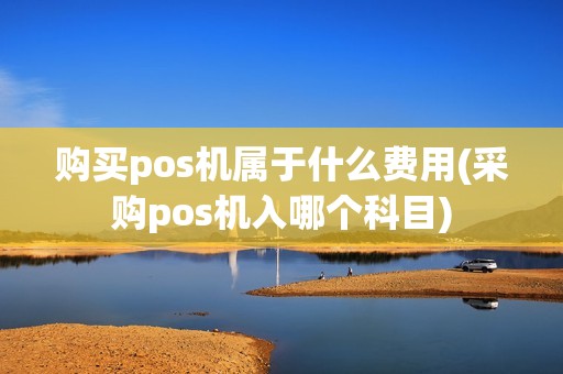 购买pos机属于什么费用(采购pos机入哪个科目) 购买pos机属于什么费用(采购pos机入哪个科目)