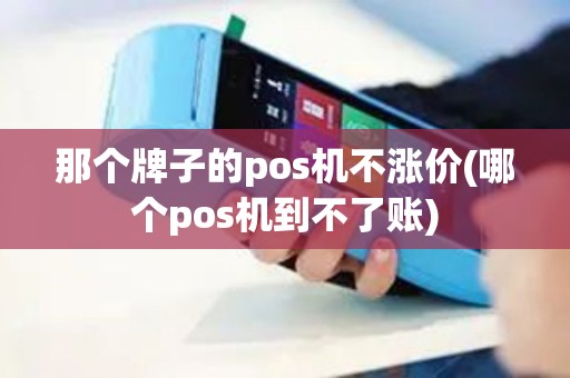 那个牌子的pos机不涨价(哪个pos机到不了账) 那个牌子的pos机不涨价(哪个pos机到不了账)