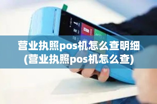 营业执照pos机怎么查明细(营业执照pos机怎么查)