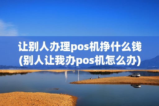 让别人办理pos机挣什么钱(别人让我办pos机怎么办)