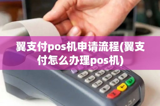 翼支付pos机申请流程(翼支付怎么办理pos机)
