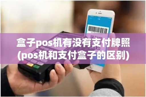盒子pos机有没有支付牌照(pos机和支付盒子的区别)
