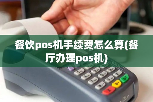 餐饮pos机手续费怎么算(餐厅办理pos机)