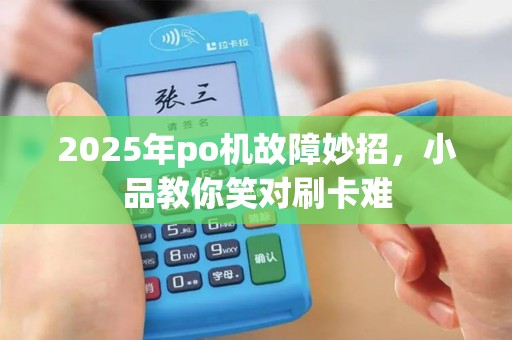2025年po机故障妙招，小品教你笑对刷卡难