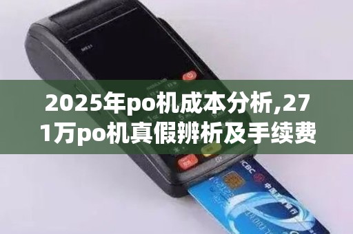 2025年po机成本分析,271万po机真假辨析及手续费比较