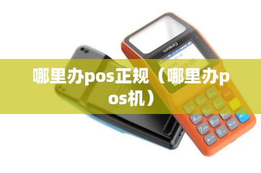 哪里办pos正规（哪里办pos机）