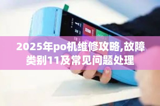 2025年po机维修攻略,故障类别11及常见问题处理