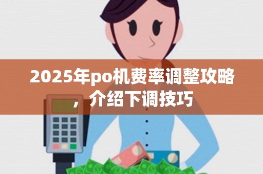 2025年po机费率调整攻略，介绍下调技巧