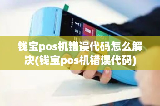 钱宝pos机错误代码怎么解决(钱宝pos机错误代码)