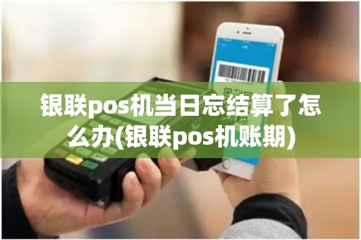 银联pos机当日忘结算了怎么办(银联pos机账期)