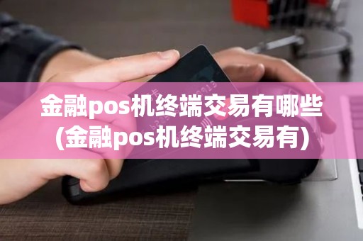 金融pos机终端交易有哪些(金融pos机终端交易有)