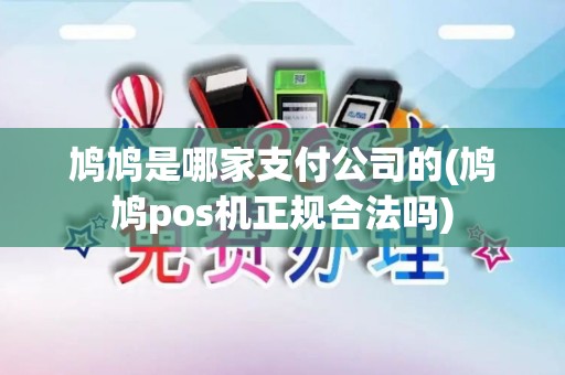 鸠鸠是哪家支付公司的(鸠鸠pos机正规合法吗)