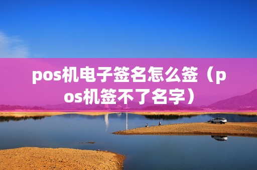 pos机电子签名怎么签（pos机签不了名字）