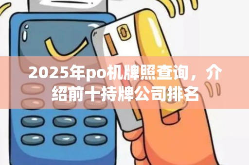 2025年po机牌照查询，介绍前十持牌公司排名