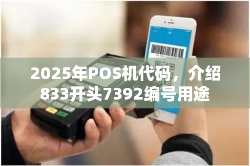 2025年POS机代码，介绍833开头7392编号用途