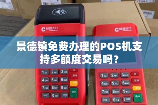 景德镇免费办理的POS机支持多额度交易吗？