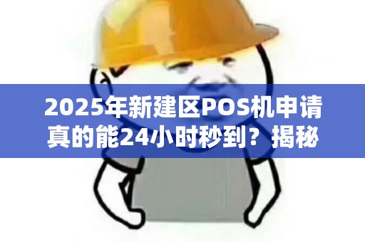 2025年新建区POS机申请真的能24小时秒到？揭秘背后隐藏的行业真相！