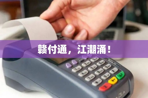 赣付通，江潮涌！